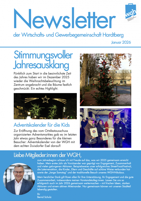 Newsletter der WGH 01/2026
